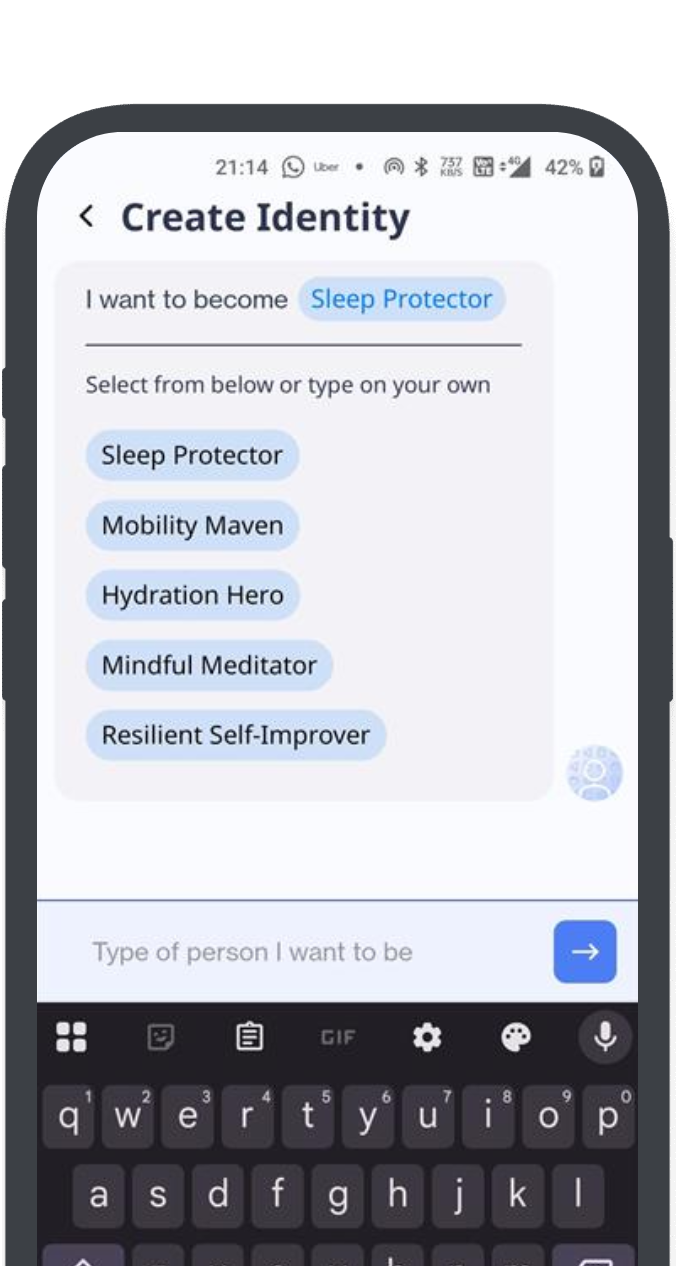Create Identity App Screeshot