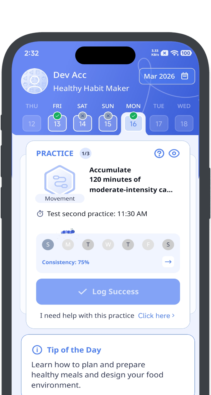 Pratcise Set App Screenshot
